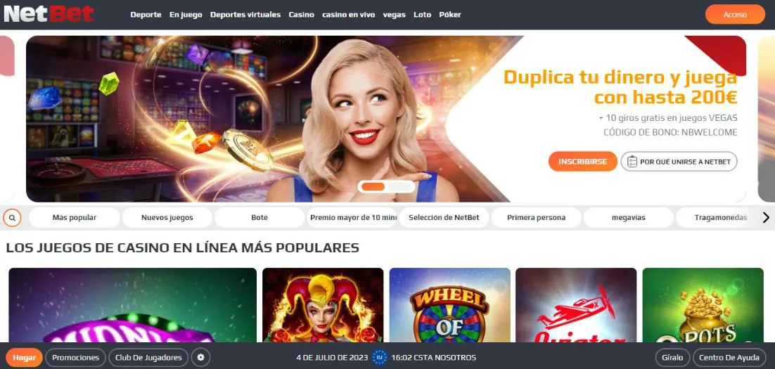 NetBet casino online