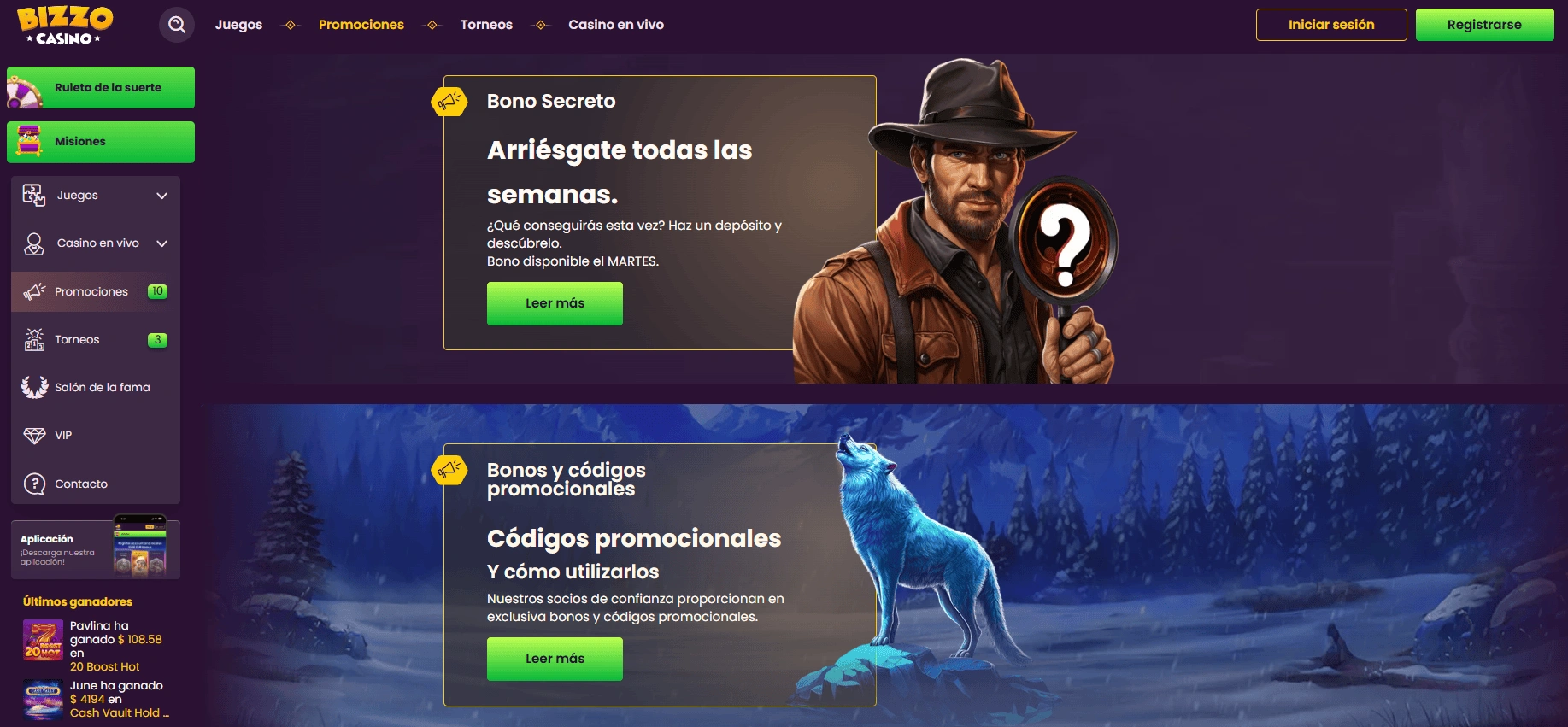 ¿Cómo aprovechar los bonos de Bizzo casino?