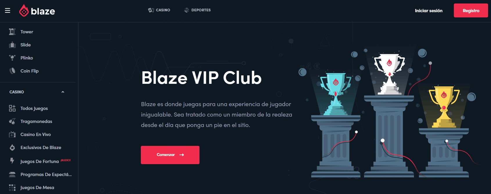 Bonos de Blaze casino