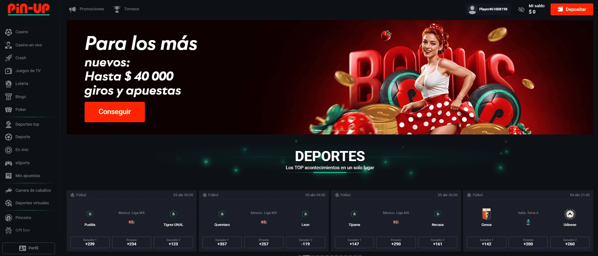 Servicio de atención al cliente en Pin Up casino